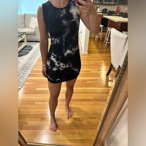 Anistar marble tie dye sleeveless dress